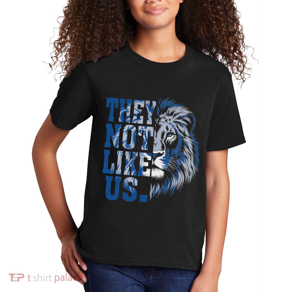 They Not Like Us Lion Kids T-Shirt