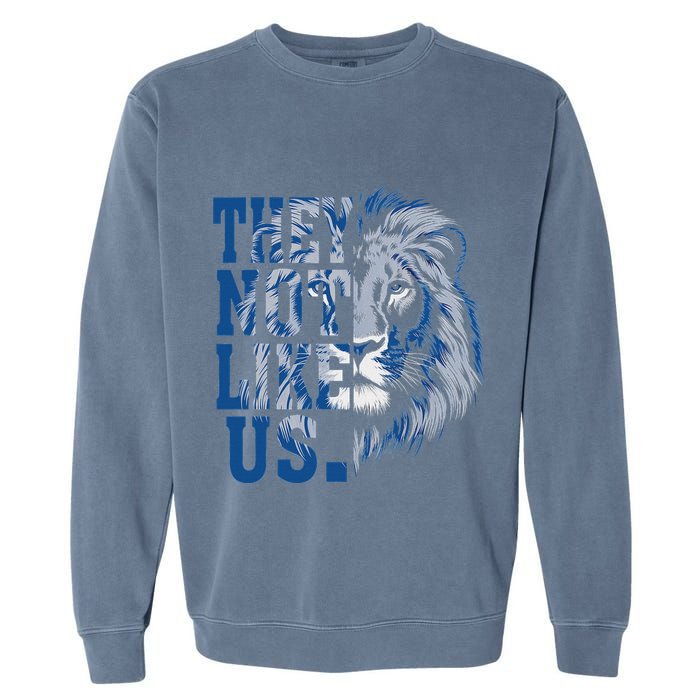 They Not Like Us Lion Garment-Dyed Sweatshirt