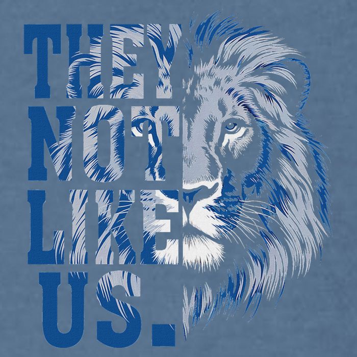 They Not Like Us Lion Garment-Dyed Sweatshirt