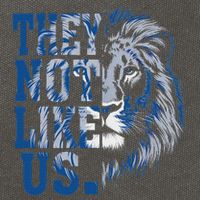 They Not Like Us Lion Cotton Canvas Backpack