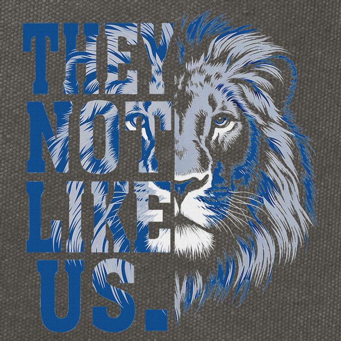 They Not Like Us Lion Cotton Canvas Backpack
