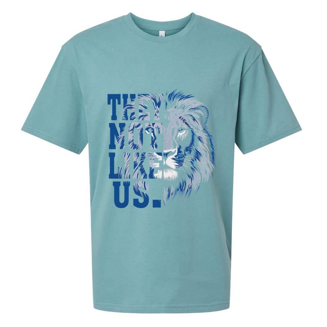 They Not Like Us Lion Sueded Cloud Jersey T-Shirt