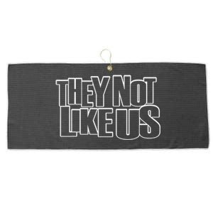 They Not Like Us Large Microfiber Waffle Golf Towel