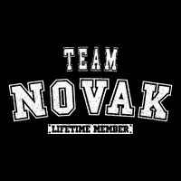 Team Novak Lifetime Member Family Last Name Performance Shirt