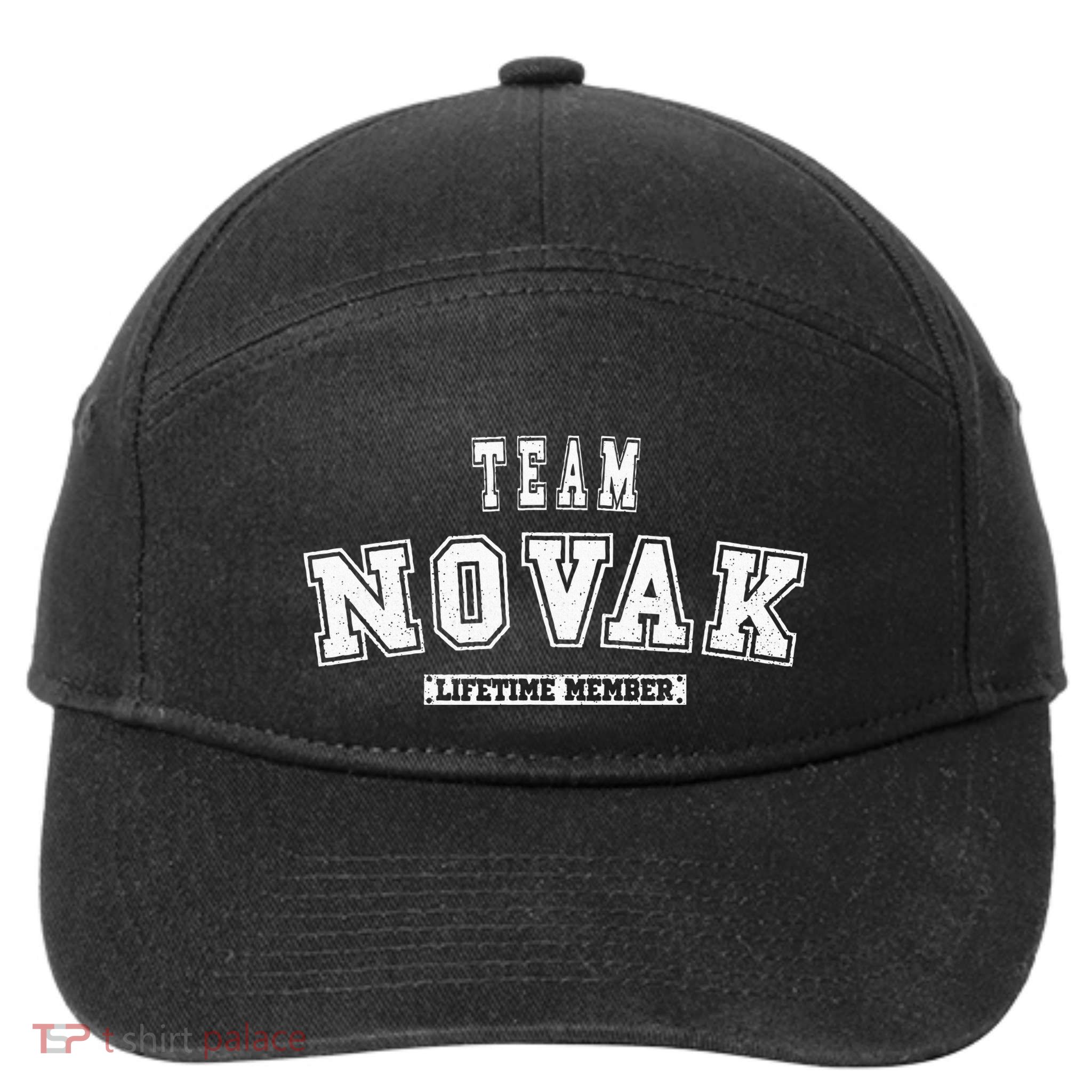 Team Novak Lifetime Member Family Last Name 7-Panel Snapback Hat