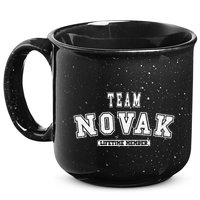 Team Novak Lifetime Member Family Last Name 15oz Campfire Ceramic Mug