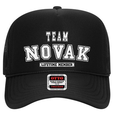 Team Novak Lifetime Member Family Last Name Trucker Hat