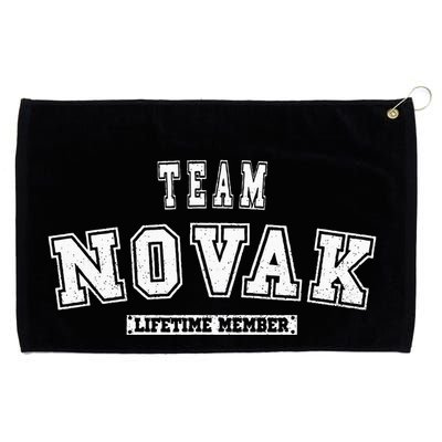 Team Novak Lifetime Member Family Last Name Grommeted Golf Towel
