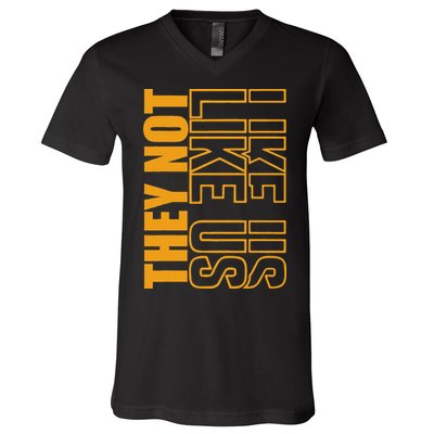 They Not Like Us  Not Like Us  They Not Like Us V-Neck T-Shirt