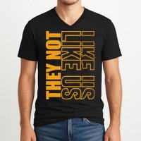 They Not Like Us  Not Like Us  They Not Like Us V-Neck T-Shirt