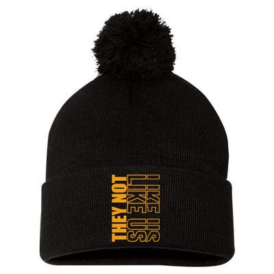 They Not Like Us  Not Like Us  They Not Like Us Pom Pom 12in Knit Beanie