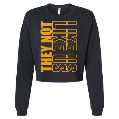 They Not Like Us  Not Like Us  They Not Like Us Cropped Pullover Crew