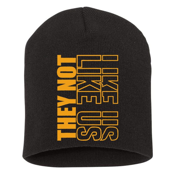 They Not Like Us  Not Like Us  They Not Like Us Short Acrylic Beanie