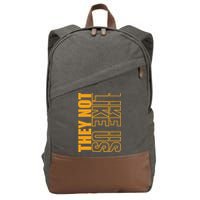 They Not Like Us  Not Like Us  They Not Like Us Cotton Canvas Backpack