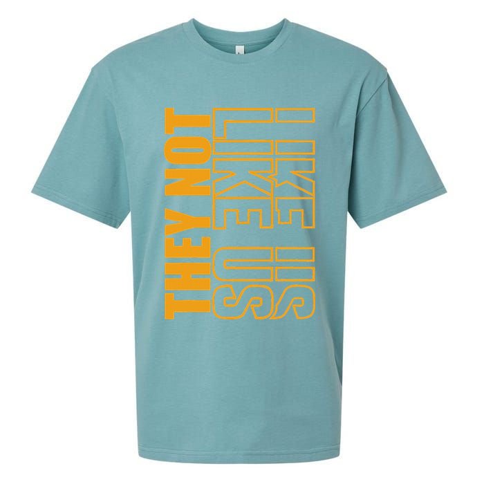 They Not Like Us  Not Like Us  They Not Like Us Sueded Cloud Jersey T-Shirt