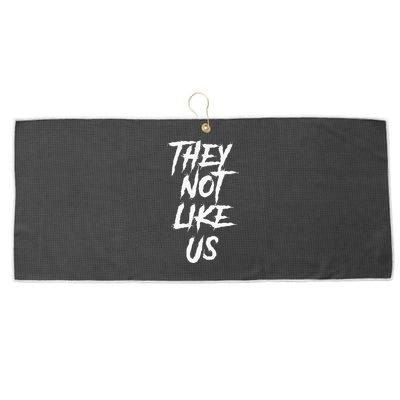 They Not Like Us Large Microfiber Waffle Golf Towel