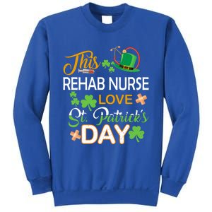 This Nurse Love St Patrick's Day Rehab Nurse One Lucky Nurse Gift Sweatshirt