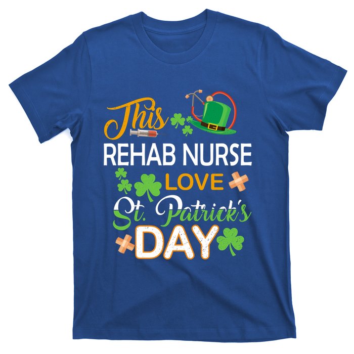 This Nurse Love St Patrick's Day Rehab Nurse One Lucky Nurse Gift T-Shirt