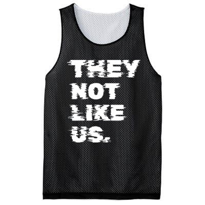 They Not Like Us Mesh Reversible Basketball Jersey Tank