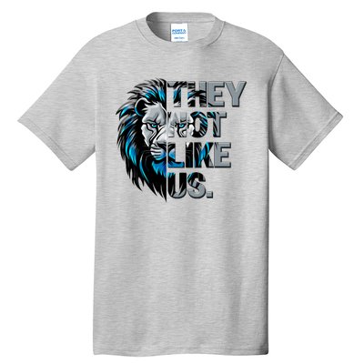 They Not Like Us Detroit Football Sports Fan Tall T-Shirt