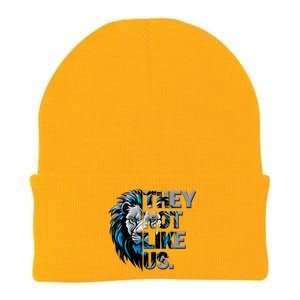 They Not Like Us Detroit Football Sports Fan Knit Cap Winter Beanie