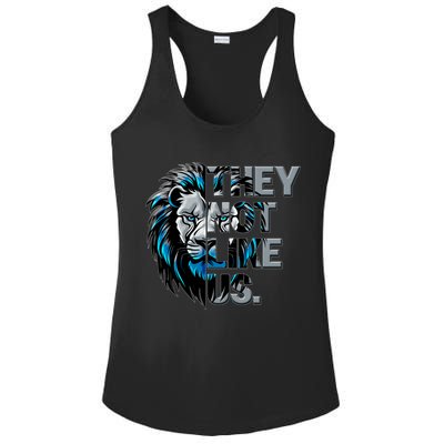 They Not Like Us Detroit Football Sports Fan Ladies PosiCharge Competitor Racerback Tank