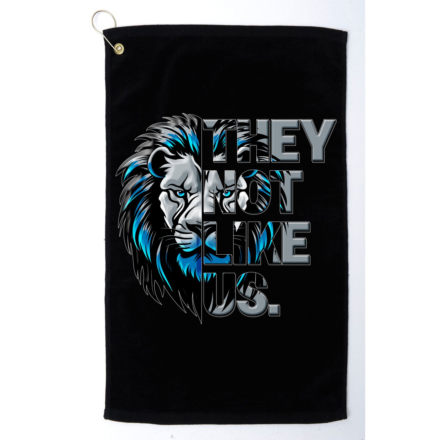 They Not Like Us Detroit Football Sports Fan Golf Towel