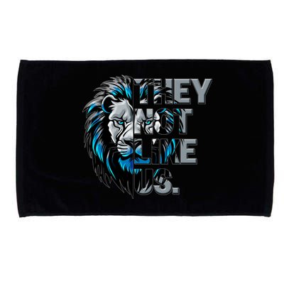 They Not Like Us Detroit Football Sports Fan Microfiber Hand Towel