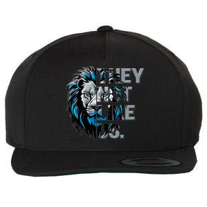 They Not Like Us Detroit Football Sports Fan Wool Snapback Cap