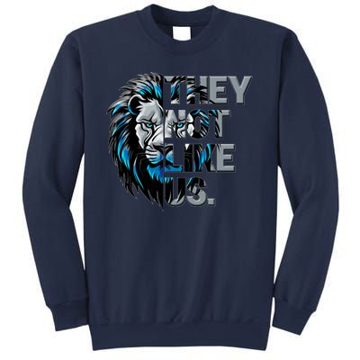 They Not Like Us Detroit Football Sports Fan Sweatshirt