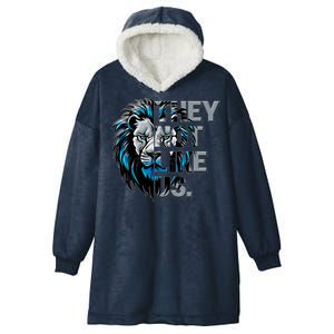 They Not Like Us Detroit Football Sports Fan Hooded Wearable Blanket