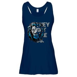 They Not Like Us Detroit Football Sports Fan Ladies Essential Flowy Tank