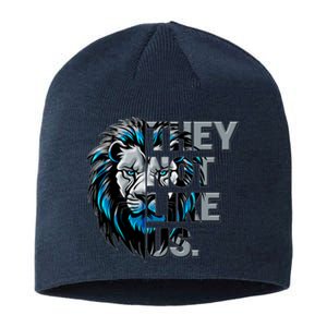 They Not Like Us Detroit Football Sports Fan Sustainable Beanie