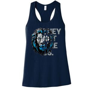 They Not Like Us Detroit Football Sports Fan Women's Racerback Tank