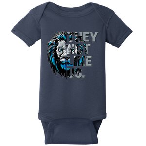 They Not Like Us Detroit Football Sports Fan Baby Bodysuit