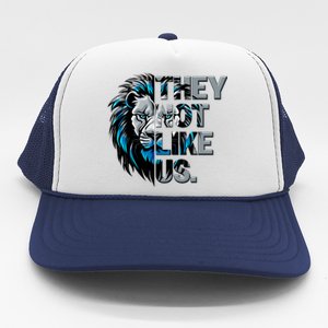 They Not Like Us Detroit Football Sports Fan Trucker Hat