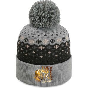 They Not Like Us Saints The Baniff Cuffed Pom Beanie