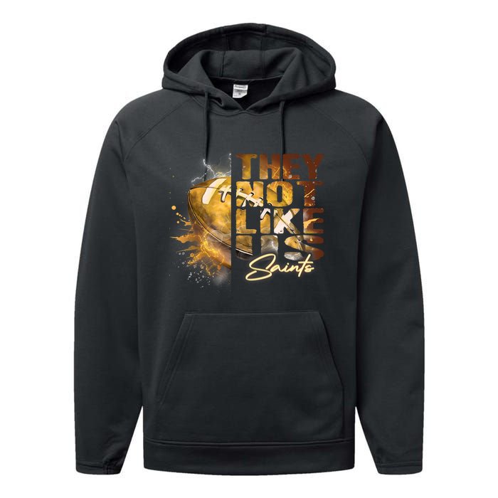 They Not Like Us Saints Performance Fleece Hoodie