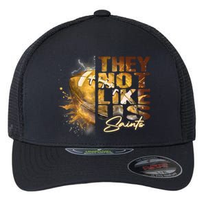 They Not Like Us Saints Flexfit Unipanel Trucker Cap