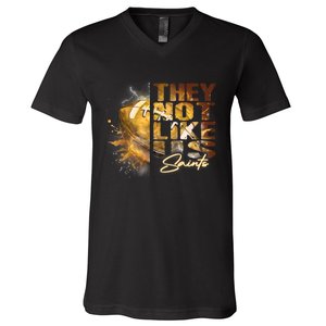 They Not Like Us Saints V-Neck T-Shirt