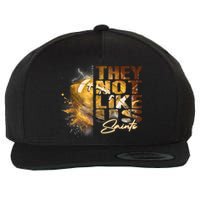 They Not Like Us Saints Wool Snapback Cap