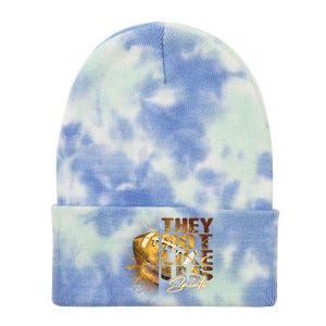 They Not Like Us Saints Tie Dye 12in Knit Beanie