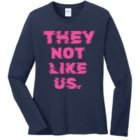 They Not Like Us Women Ladies Long Sleeve Shirt