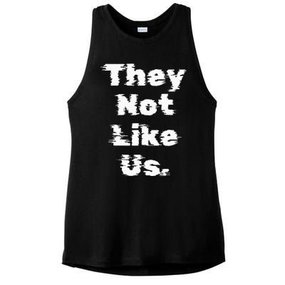 They Not Like Us Ladies PosiCharge Tri-Blend Wicking Tank