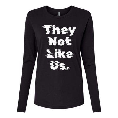 They Not Like Us Womens Cotton Relaxed Long Sleeve T-Shirt