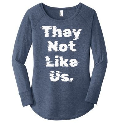 They Not Like Us Women's Perfect Tri Tunic Long Sleeve Shirt