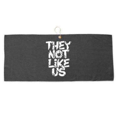 They Not Like Us Large Microfiber Waffle Golf Towel