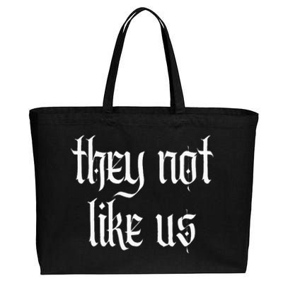 They Not Like Us Cotton Canvas Jumbo Tote