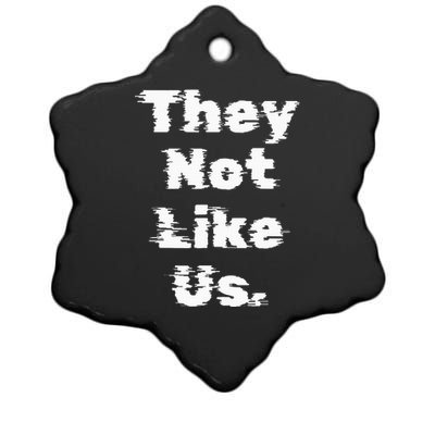 They Not Like Us Ceramic Star Ornament