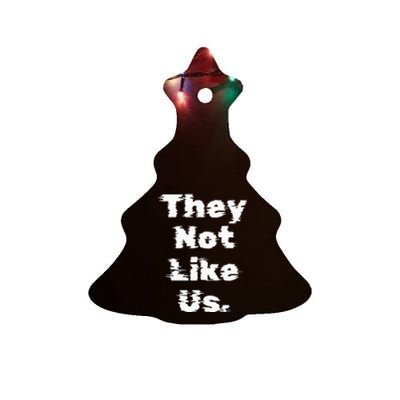 They Not Like Us Ceramic Tree Ornament